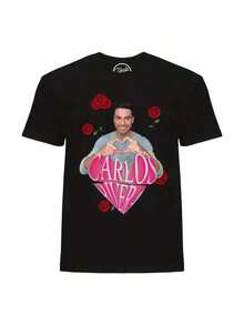 Camiseta Carlos Rivera - Negro - Ver 1