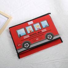 Caja de almacenamiento de coche de dibujos animados japoneses, organizador de ropa plegable para dormitorio, a prueba de agua y humedad, caja de almacenamiento de juguetes y aperitivos, caja de almacenamiento de bloques de construcción - Multicolor - Ver 5