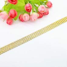 2 Jardas Franja Bordada Larga 1,5cm para Costura, Decorações, Roupas, Acabamentos Decorativos, Costura, Decoração de Roupas, Borlas, Tecido com Franjas Longas - multicolorido - Visão 7