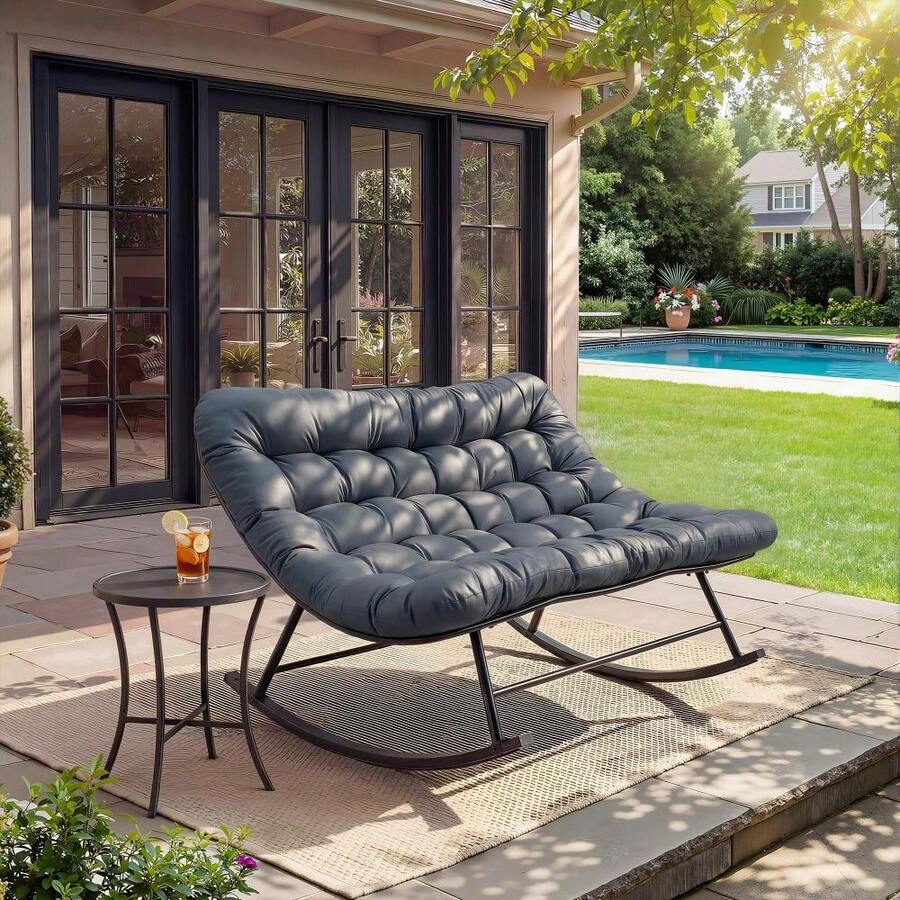Hammock Chairs - 2 Seater Dark Gray - View 1