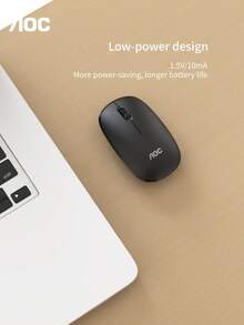 AOC 2.4GHz Wireless Office Mouse, Portable Ergonomic USB Wireless Computer Mouse - View 6