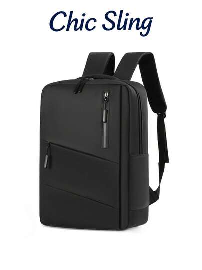 SHILAN Minimalist Commuter Backpack, Three-Dimensional Tailoring, Multi-Compartment Storage, Versatile For Daily Office Use And Business Trips