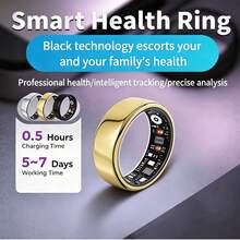 2026 Upgraded Waterproof Smart Ring, Wireless Connection, Multiple Sports Modes, Lightweight As A Feather, Sleep Mode, Pedometer, Comfortable Design, Ideal Gift For Friends - View 16
