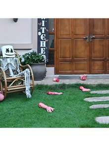Blutige Halloween realistische abgetrennte Hand und Herz Requisiten, Erwachsenen-Streich-Requisiten und Dekorationen, geeignet für Halloween und Horrorpartys, blutige Themenparty Dekorationen und Requisiten, zufällige Farbe - Mehrfarbig - Übersicht 4
