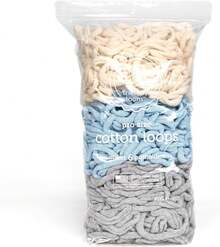 Harrisville Designs Friendly Loom| 10" PRO-Sized Glacier Themed Potholder Weaving Loops| 6 Cotton Potholders - 1 - View 1