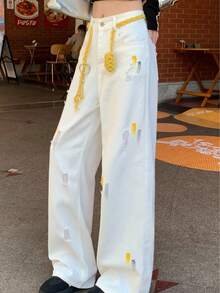 Women Jeans - White [Premium Version] - View 2