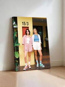 1pc Customized Photo Printed Canvas Art, Large Size Personalized Poster, With DIY Frame (Self-Assembly Frame) Or Canvas Only, Mother's Day Gift/Home Decor - Multicolor - View 7