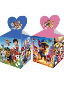 6/12pcs/Set Paw Patrol Themed Holiday Birthday Party Supplies Candy Box Gift Box Packaging - Cartoon - View 6