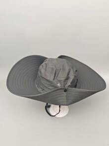 1pc Unisex Cowboy Hat, Versatile Bucket Hat, Foldable For Spring/Summer Outdoor Activities, Sun Protection, Hiking, Quick-Dry Sun Hat - Cowboy Hat - View 9