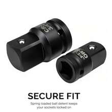 SenRocc Set Adaptor Reducer Soket Impact 5 buah 1/2, 3/8, 1/4, 3/4, 3/4 Inci Digunakan untuk Kunci Pas, Bor, Otomotif, dan Obeng Impact untuk Pekerjaan Konstruksi - 5 buah/set - View 5