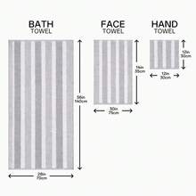 QUIRVIX 20pcs Soft & Absorbent Towel Set | Quick-Dry Towels For Bathroom, Sports & Beach | 280gsm,Includes 4 Bath Towels, 8 Hand Towels, 8 Washcloths| Lightweight & Skin-Friendly Essentials - Grey - View 2