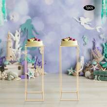 Wedding Flower Stand Gold, Iron Acrylic Stand, Stable 80cm Height, Dismountable, For Wedding Party Decoration, Load Capacity 5kg - A - View 10