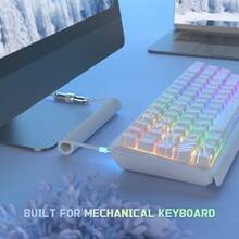 ATTACK SHARK C01 ULTRA RGB Coiled Cable USB-C To A Spiral Gaming Cable For Mechanical Keyboard - View 4