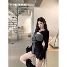 Women Tops - Black - View 3