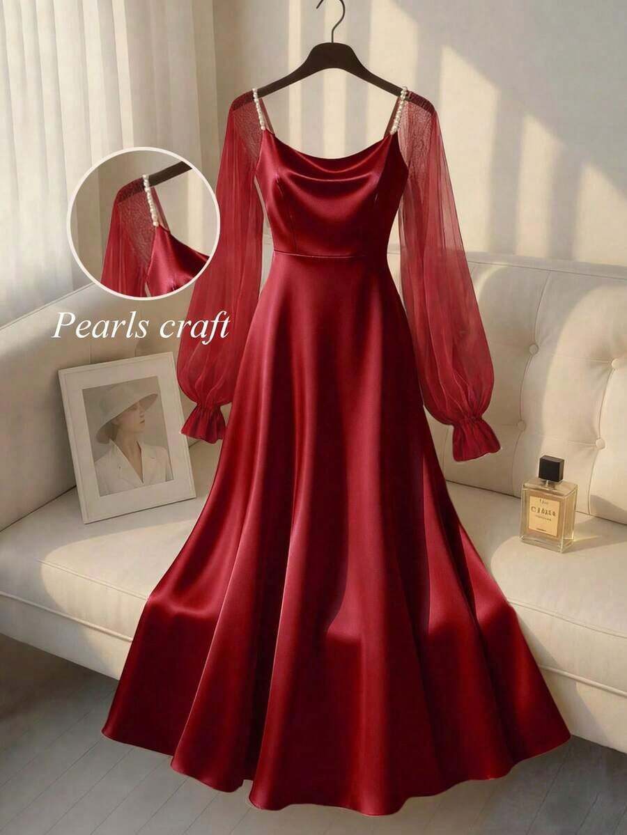 Bridesmaid Dresses - Bordeaux - View 1
