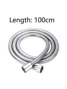 59 Inch/150 Cm/200 Cm Stainless Steel Handheld Shower Hose, Flexible And Durable Replacement Hose With Brass Fittings And Nut - Multicolor - View 11
