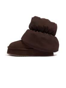 CAMEL CROWN Women's New Snow Boots, Fleece Lined Warm & Cold-Proof, Detachable Boot Covers Reversible Wear, Waterproof & Water-Resistant, Thick Sole Ankle Boots - Brown - View 2