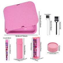 Double Layer Plastic Rolling Tray Set. Three Colors Available. Diverse Accessories: Grinder, Rolling Machine, Storage Tube, 2* Bouncing Tubes And Cleaning Brush. Suitable For Pre-Rolled Cone Storage, Convenient For Carrying Outdoors. Suitable For Handmade Rolling Enthusiasts. Best Choice For Gifts. Birthday Gift & Holiday Gift. - Multicolor - View 2