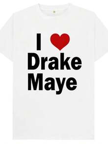 I Love Drake Maye Shirt - Negro - Ver 1