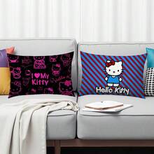 SANRIO 1pc Cute Cartoon Sofa Cushion Cover - Square Throw Pillow Case, Bed Cushion Cover, Bedroom Decorative Pillowcase (Pillow Insert Not Included). Single-Sided Print (Pillowcase Only, Pillow Insert Not Included). Decorative Square Pillowcase - Suitable For Holiday Decor, Sofa, Bedroom And Bed, All Seasons. - 1PC - View 2