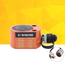 YUNRUX 20T 41cc 1.02" Multi-Stage Hydraulic Cylinder Low Profile Flat Lifter FRY-20 - Orange - View 5