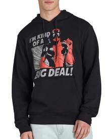 Marvel Deadpool Hoodie Mens Im Kind Of A Big  Long Sleeve Pullover - 黑色 - 查看 1