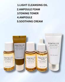1004 Madagascar Centella Travel Kit, Toner, Ampoule, Soothing Cream, Cleansing Oil, Ampoule Foam, Basic Skincare Box, Compact Size, Gift Sets. - Bộ du lịch Centella của Madagascar - Xem 5