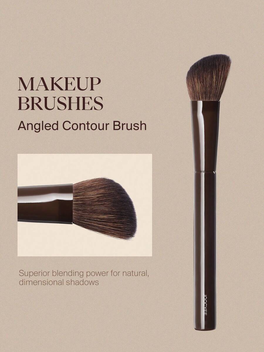JOOCYEE Angled Contour Brush Set, Eyeshadow Brush, Blush Brush, Contouring Brush, Makeup Brushes, Precise Application, Portable Makeup Tools - Angled Contour Brush - View 1