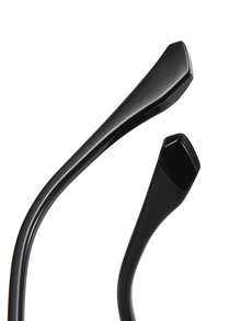 1 Pair Metal TR Frame Oval Fashionable Non-Prescription Glasses - A - View 7