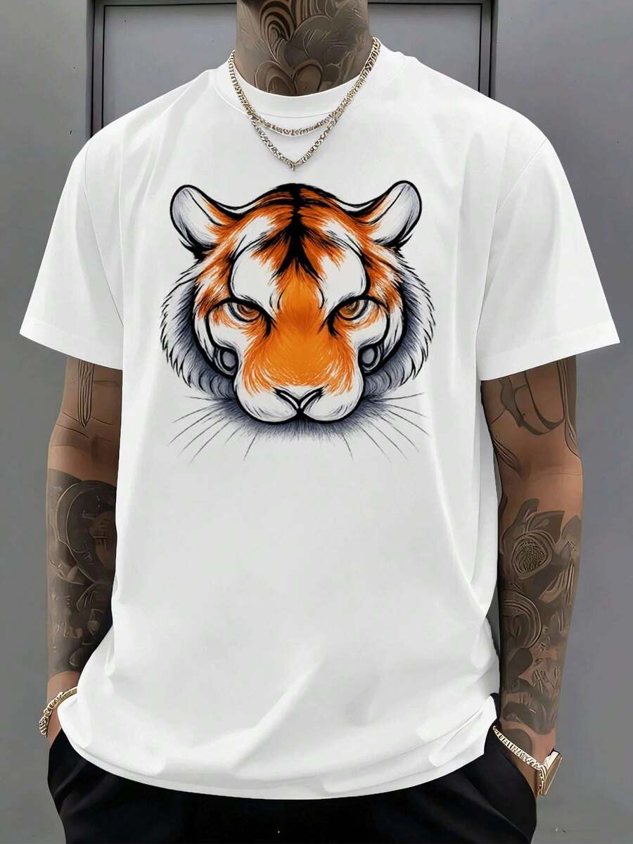 T-shirts homme Plus Size - Blanc - Voir 1