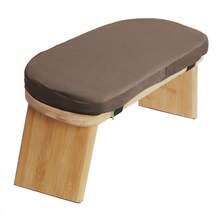 YUNRUX Foldable Meditation Bench & Ergonomic Meditation Stool Kneeling Meditation Bench - A - View 8
