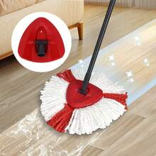 Yuunaie 1/2Pcs Spin Mop Replacememt Base Compatible With Easywring 1Tank Mop High Quality And Durable Mop Replacement Refills For Kitchen Bathroom Cleaning Supplies - Red - View 7