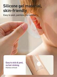 Philips Avent 30 Pieces Of Children's Waterproof Ear Stickers,Disposable Baby Shower Ear Protection,Newborn Earplugs,Silicone Gel Ear Muffs,Does Not Leave Glue,Not Easy To Allergies,For Swimming,Bathing - Multicolor - View 4