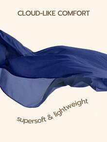 HONEYMOON 1pc Solid Color Pillowcase - 100% Polyester Fabric, Soft And Breathable, Wrinkle-Resistant, Envelope Closure, Pillow Insert Not Included - Suitable For Home, Dorm, Sofa, OEKO-TEX Certified, Navy Blue - Navy Blue - View 4