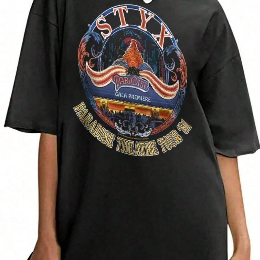The B-52s - Cosmic Boxes T-Shirt (1) - Black - View 1
