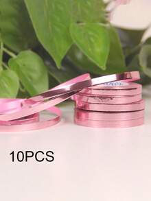1/10pcs Laser Balloon Ribbons, Colorful Shiny Party Decoration Ribbons Suitable For Weddings, Birthdays, Festivals, Great For Gift Wrapping And Decorations, Party Decoration Ribbons, Brilliant Ribbons, Shiny Surface - Multicolor - View 12