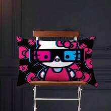 SANRIO 1pc Cute Cartoon Sofa Cushion Cover - Square Throw Pillow Case, Bed Cushion Cover, Bedroom Decorative Pillowcase (Pillow Insert Not Included). Single-Sided Print (Pillowcase Only, Pillow Insert Not Included). Decorative Square Pillowcase - Suitable For Holiday Decor, Sofa, Bedroom And Bed, All Seasons. - 1PC - View 23