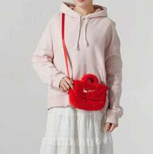 Túi đeo vai/túi xách Nike Serpenti thuộc bộ sưu tập năm mới, kiểu dáng tối giản, thời trang, chất liệu vải, dành cho nữ, màu đỏ. - Đỏ - Xem 3