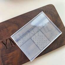 3D蕾丝美甲模具，可重复使用，优雅的Y2K风格美甲设计DIY模板，透明硅胶美甲印花工具，适用于手工美甲贴纸，美甲沙龙装饰 - 彩色 - 查看 10