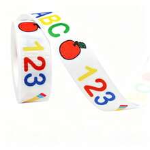 8 Rolls Back To School Grosgrain Ribbon 0.98 Inch Welcome School Ribbons School Bus Pencil Apple ABC Pattern Fabric Decorative Craft Ribbon For DIY Crafts Teacher Appreciation Gifts Wrapping, Room Decor, 40 Yards - Back to School Theme - View 15