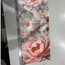 1pc Delicate Peony Floral Pattern Table Runner, Soft Pink & Beige Color, Elegant Style, Suitable For Home Gatherings, Indoor/Outdoor Decor, Entryway, Coffee Table, Living Room Ambiance, Kitchen Dining, Natural Holiday Gift - Baby Pink - View 4