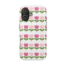 Spring Pink Tulips Floral Protective Case - 1 Piece Of Picture Color - View 4