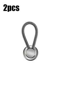 1pc Shirt Collar Button Extender, Men's Dress Shirt Collar Button Extender, Comfortable Tie Extender, Great Gift, Metal Collar Button Extender, Elastic Collar Extender, Magic Button, Men's Dress Shirt Can Expand Half Size, Great Gift - Multicolor - View 11