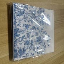 20/40/80/100 piezas/Set, Nuevas servilletas de papel de porcelana azul y blanca con patrón cuadrado, decoración para bodas, cumpleaños, fiestas de té, papel de tejido de doble capa, vajilla para restaurantes, hoteles y fiestas, perfectas para bodas, cumpleaños, fiestas de té, celebraciones, duraderas, de estilo único, para reuniones al aire libre, suaves pañuelos de papel para fiestas - patrón azul y blanco - Ver 10