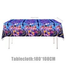 Đồ dùng tiệc sinh nhật chủ đề nhóm nữ phù thủy KPOP màu xanh mới, đĩa giấy & khăn ăn - Nhiều màu - Xem 21