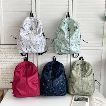 Bolso de mano moderno y versátil para mujer, estilo casual elegante con un toque de alta gama, bolso de hombro estiloso ideal para ir de compras, nueva mochila de verano 2026 para estudiantes universitarios, mochila escolar casual de gran capacidad y a la moda para estudiantes de secundaria y preparatoria, mochila de viaje. - Negro - Ver 1