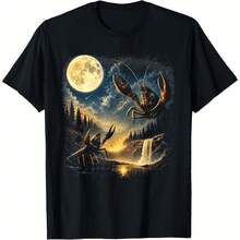 Vintage Three Crawfish Moon Crawfish Howling To The Moon T-Shirt - Black - View 1