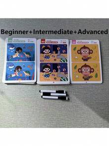 Discovering Differences In Games, Focusing On Training Cards With 3 Difficulty Levels, Searching For Differences, Repeatedly Writing, Erasing, Fun Puzzle, Difficulty Gradient Design, Cultivating Patient Observation Ability, Returning To School Season - Multicolor - View 13