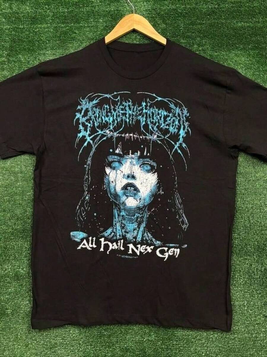 Bring Me The Horizon New Generation Rock Band T-Shirt, Men's T-Shirt, Top, Unisex - 黑色 - 查看 1