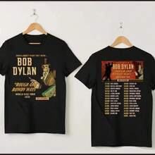 Bob Dylan Rough And Rowdy Ways Tour 2026 T-Shirt - Black - View 1